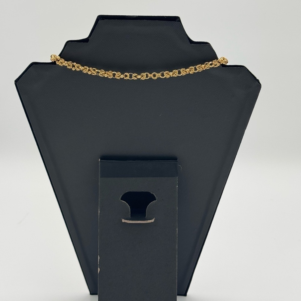 Givenchy  vmVintage  Gold Plated Byzantine Chain  Necklace Choker - Picture 5 of 11